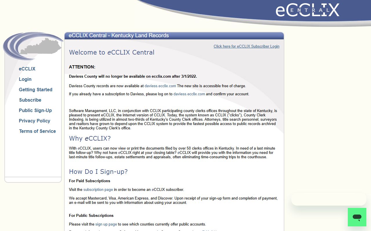 Grayson County Clerk records eCCLIX information