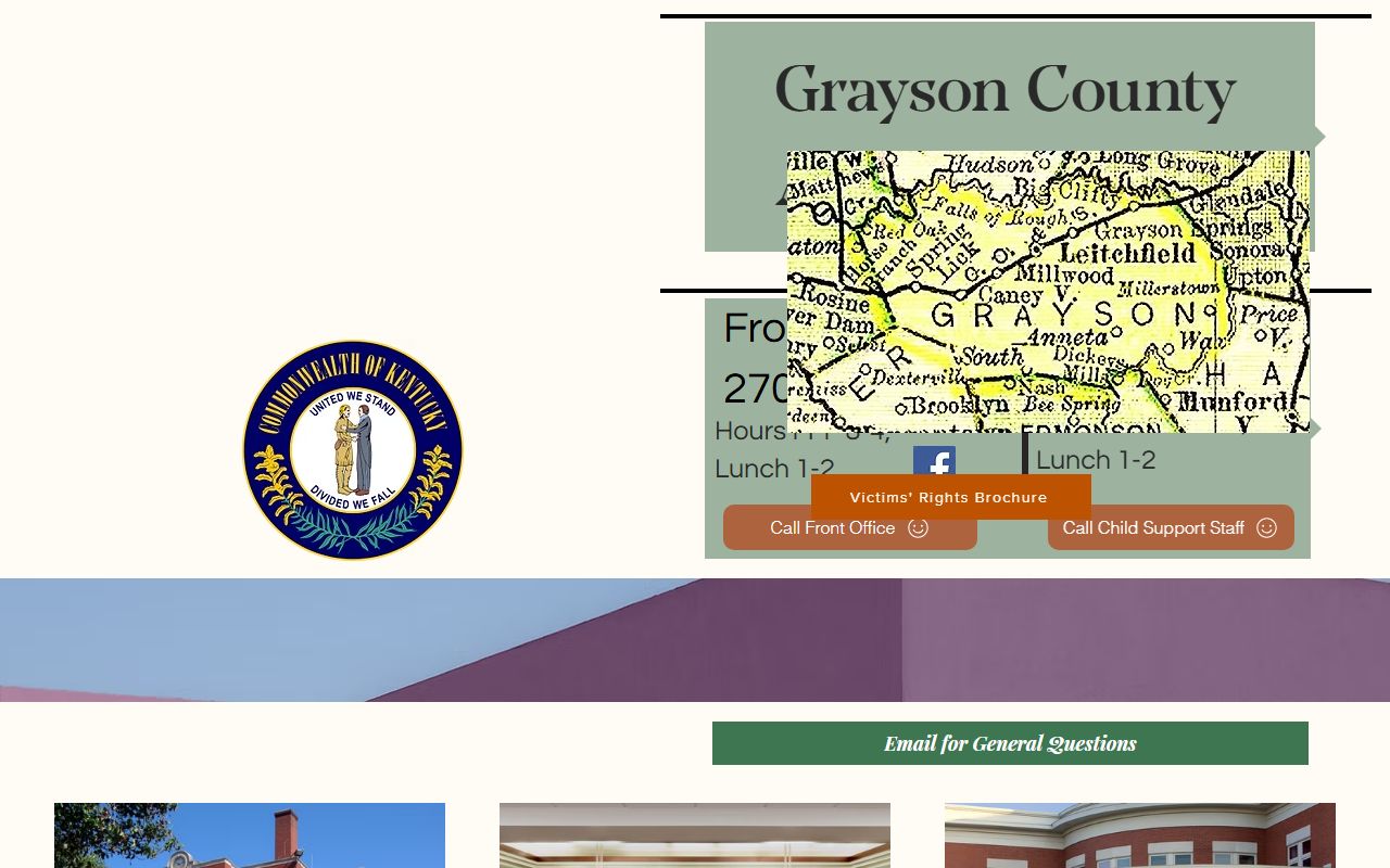 Grayson County criminal court records County Attorney office screenshot