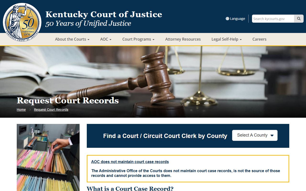 Grayson County court records request instructions