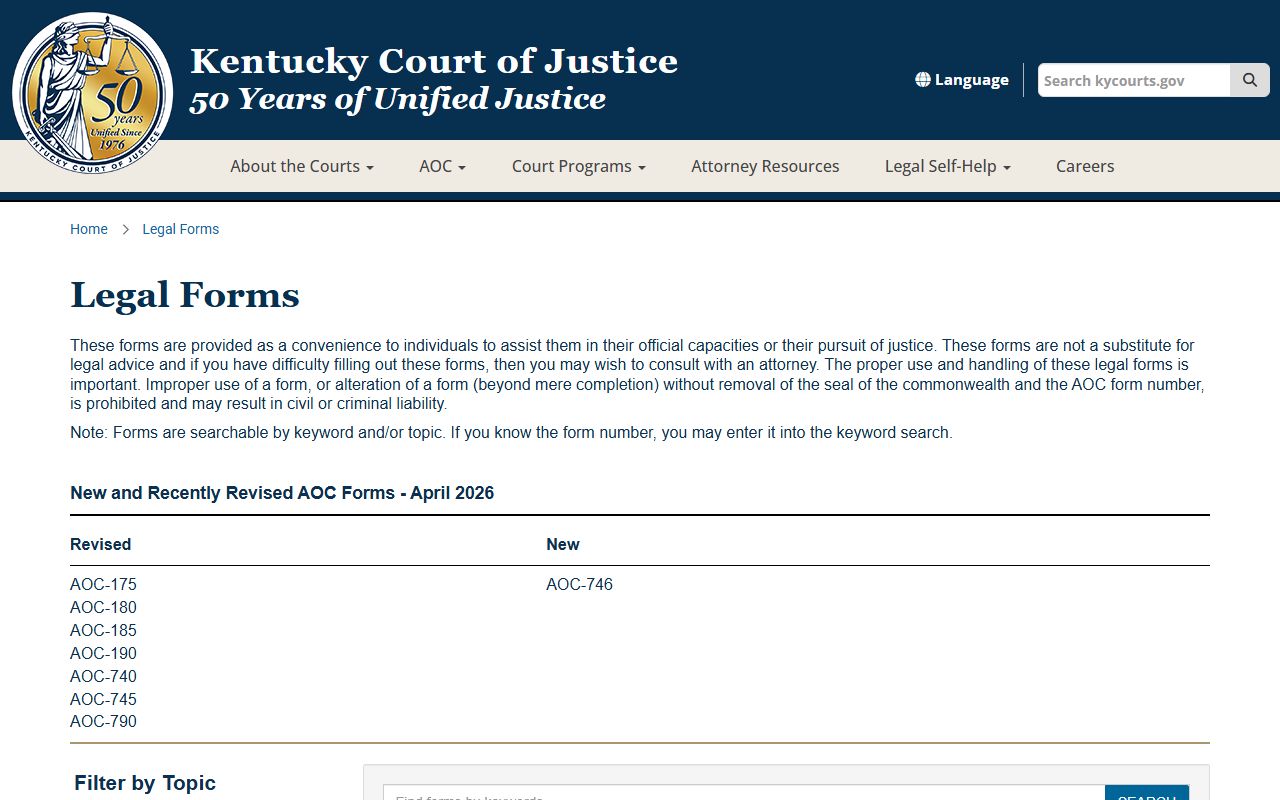 Grayson County court records Kentucky legal forms