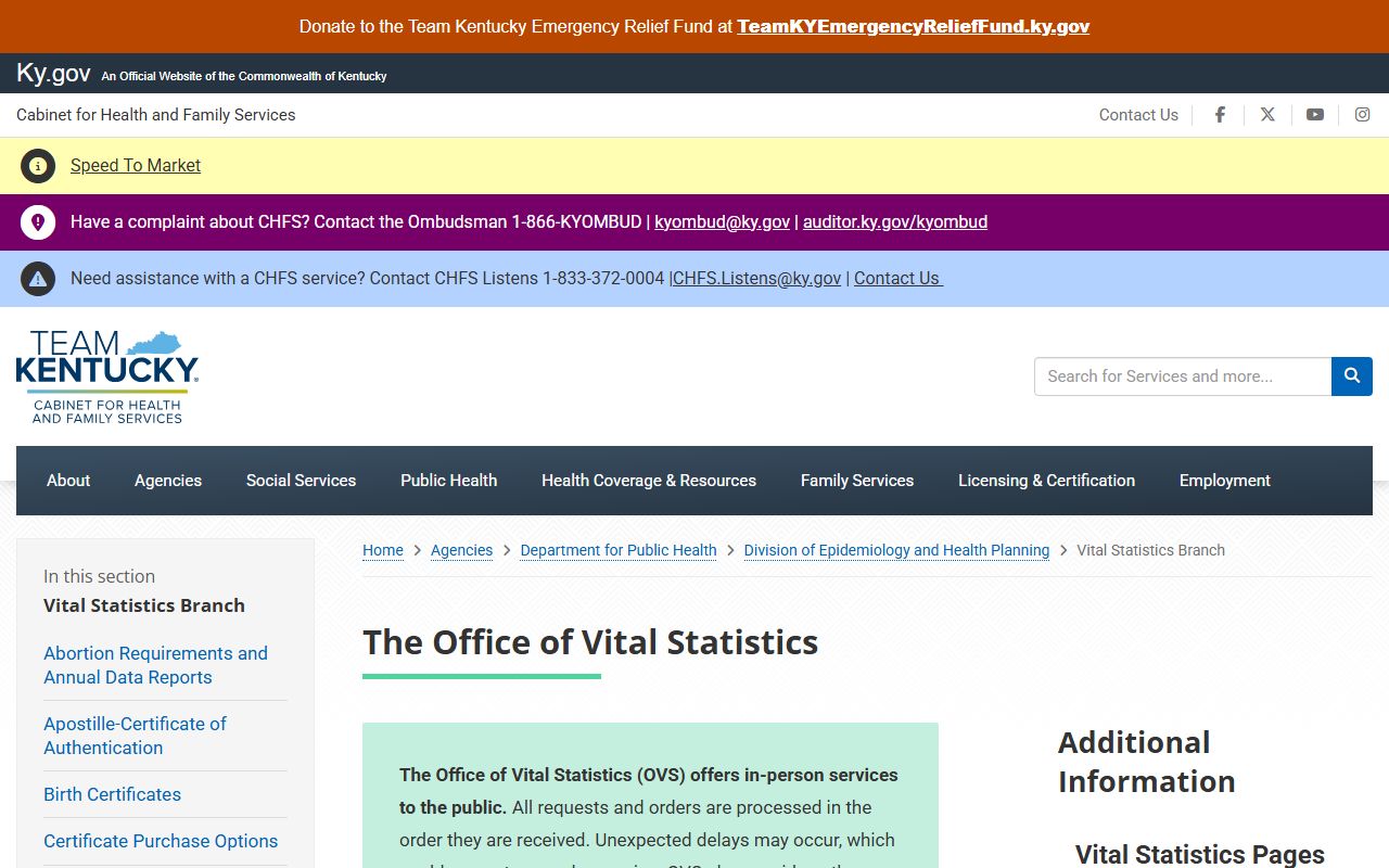 Grayson County divorce records Kentucky vital records overview