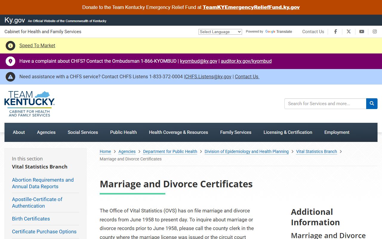 Grayson County marriage records Kentucky certificate page